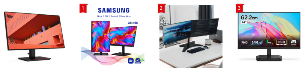 가성비 끝판왕 듀얼 모니터 추천 순위1